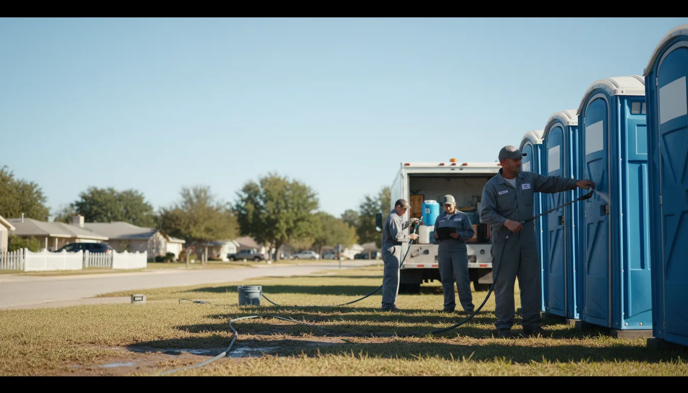 Long-Term Portable Toilet Rental in Harpersville, AL near me